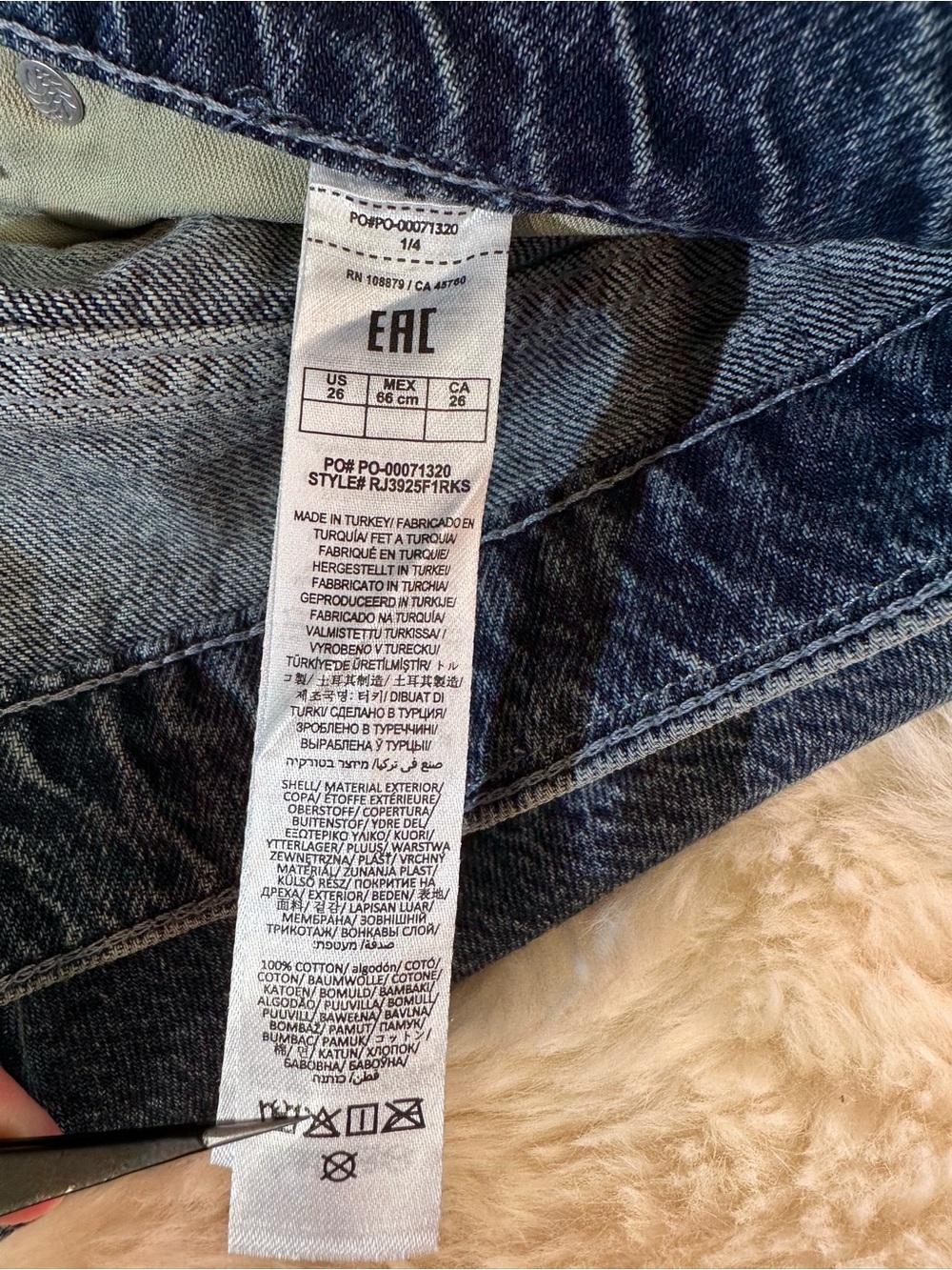 Rag & Bone The Shea High-Rise Relaxed Straight Studded Jeans - Picture 9 of 16
